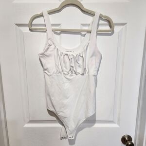 Abercrombie White Bodysuit